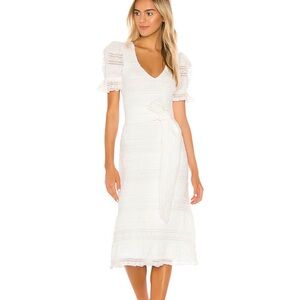 Tula Rosa Quinn Midi Dress in White